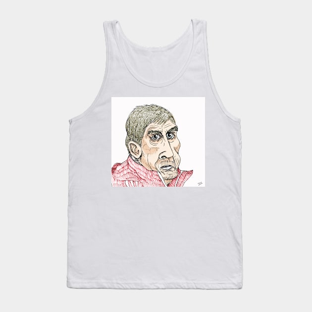 Kenny Dalglish Cartoon Caricature Tank Top by grantwilson